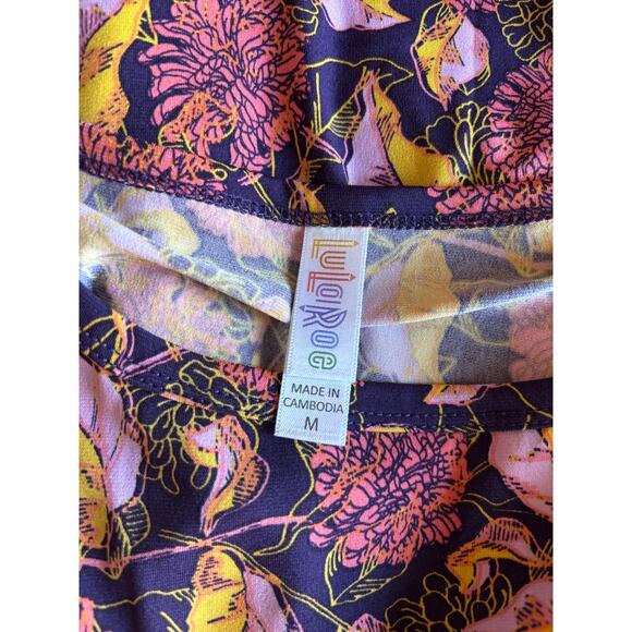 LulaRoe Julia Floral Dress Size Medium - Picture 4 of 5